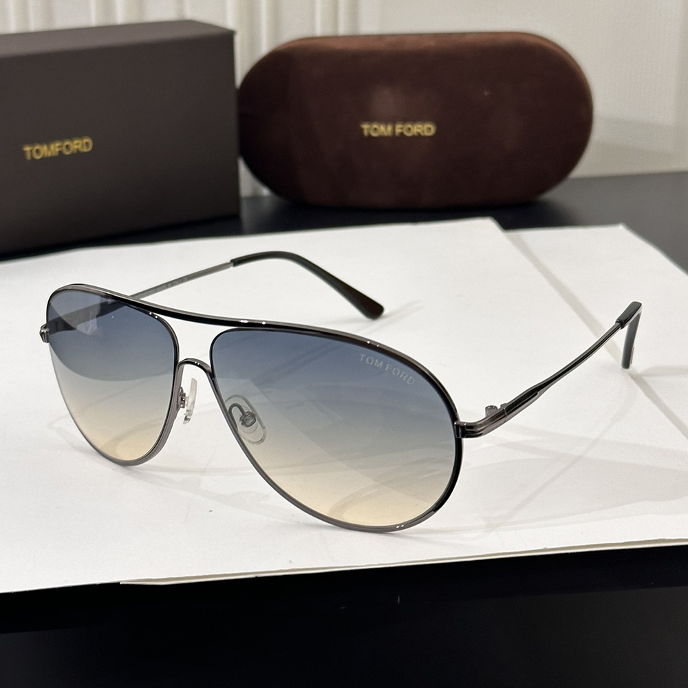 Tom Ford Thin Frame Metal Sunglasses Top Quality