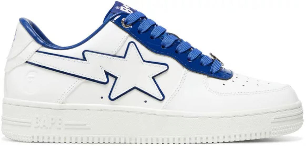 Bapesta #8 M1 White Navy