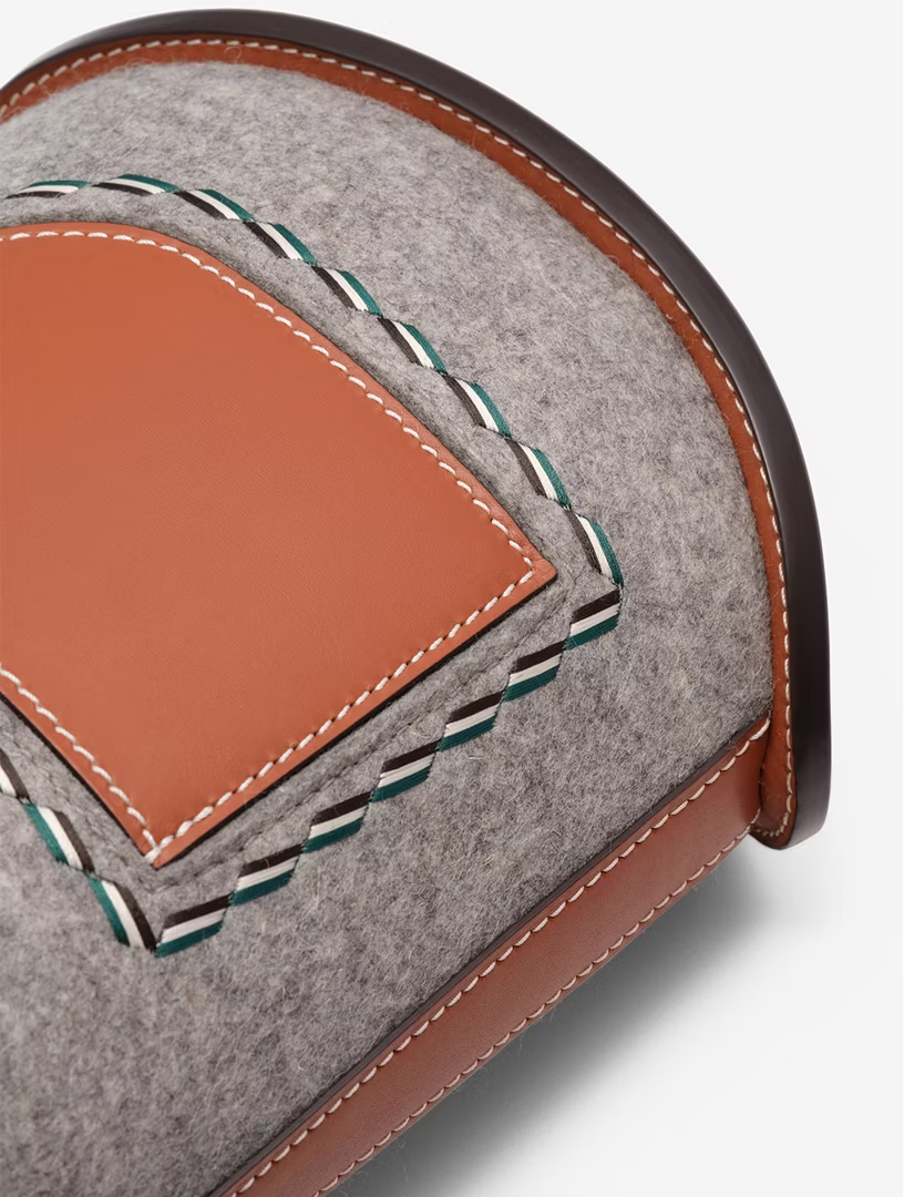 DELVAUX Pin Mini Bucket Felt Supple Calf