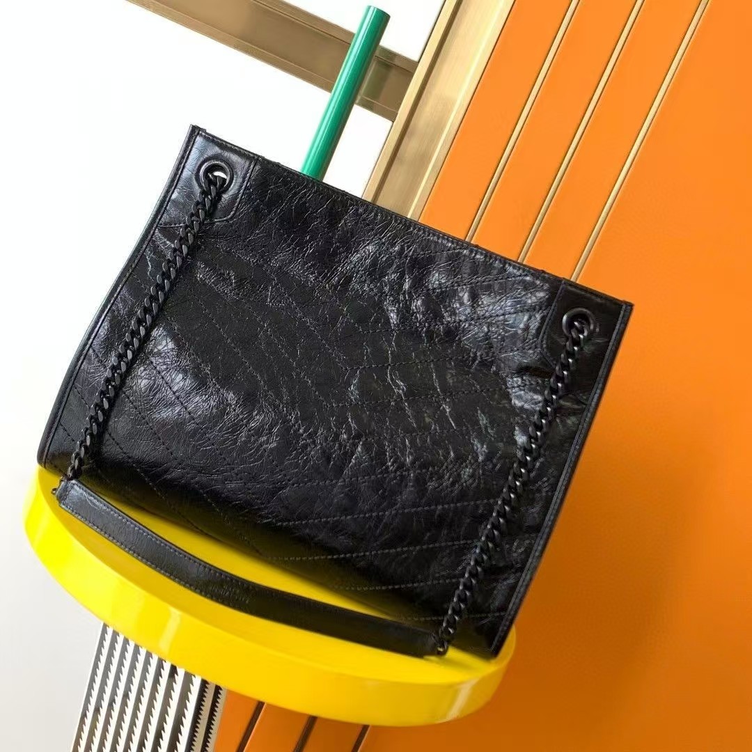Saint Laurent YSL NIKI SHOPPING Vintage Leather Handbag