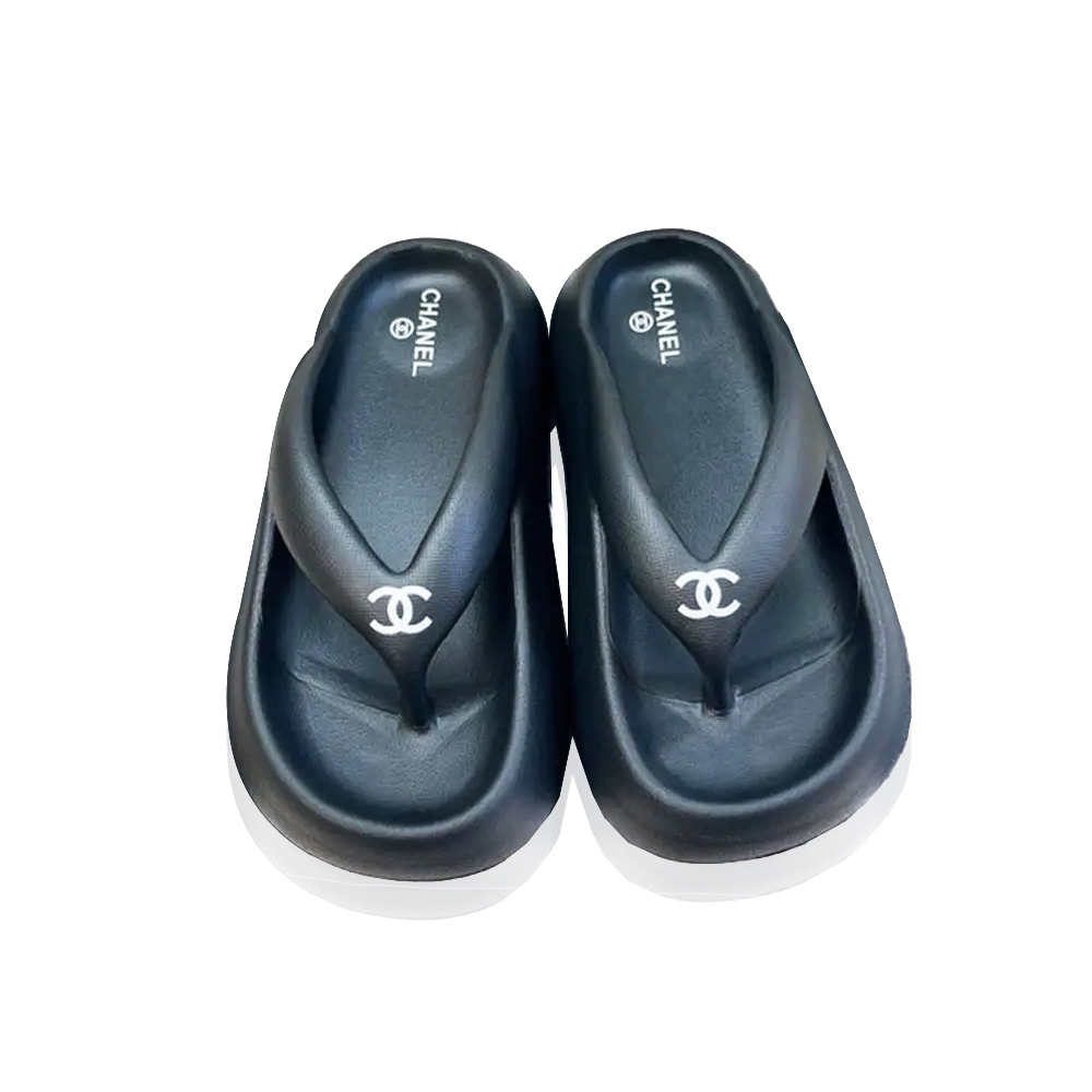 Chanel Thick-soled Beach Flip-flops Slide Sandal