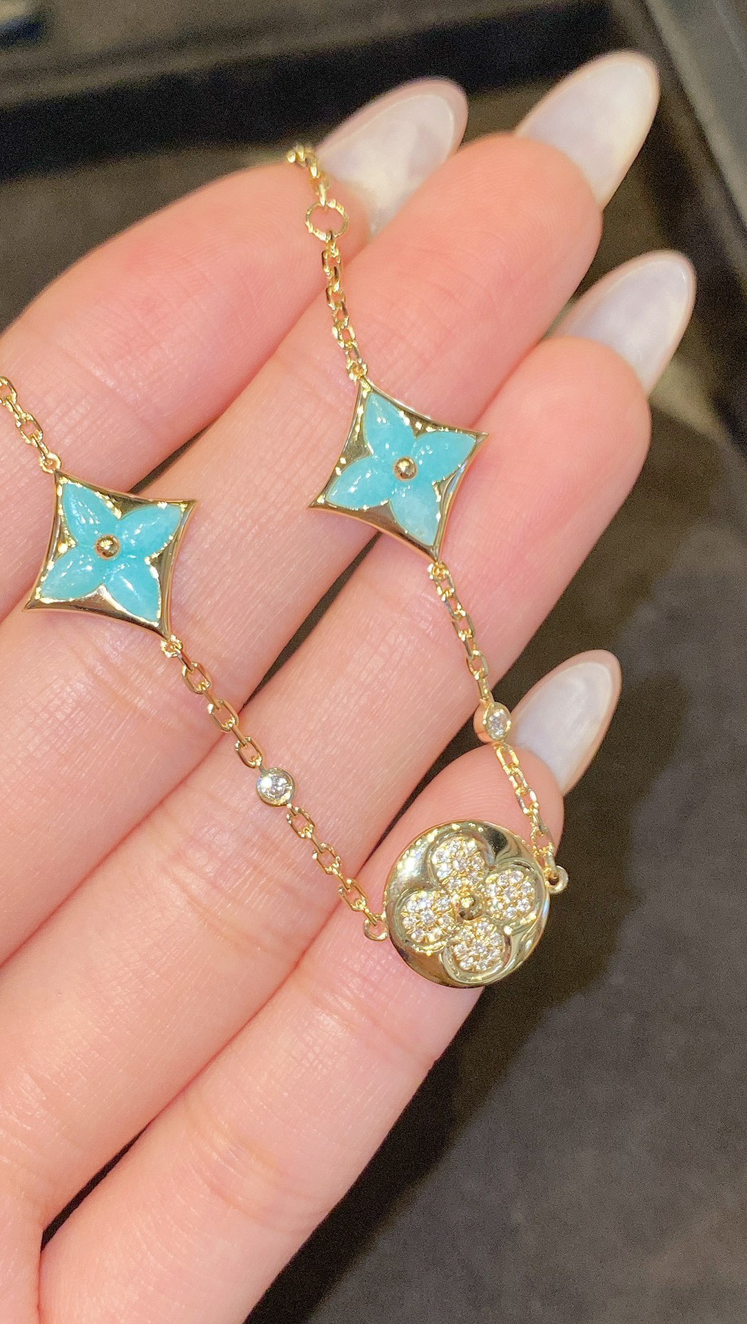 Louis Vuitton diamond bracelet