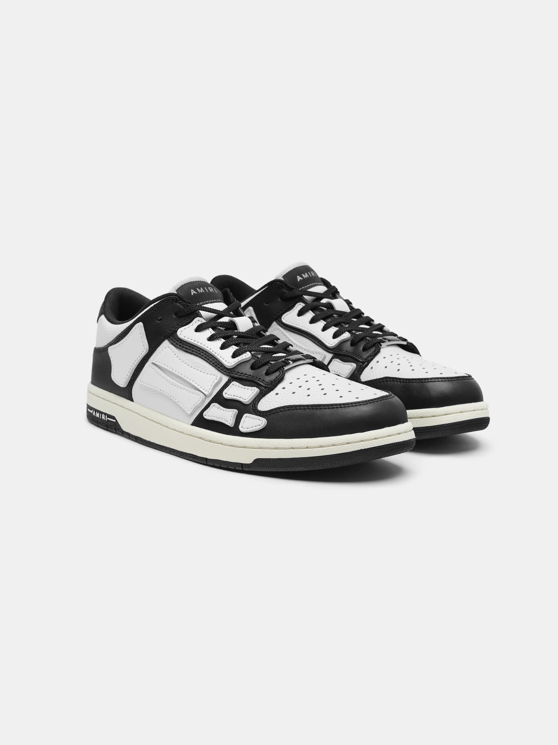 AMIRI WOMEN - WOMEN'S SKEL-TOP LOW - BLACK/WHITE