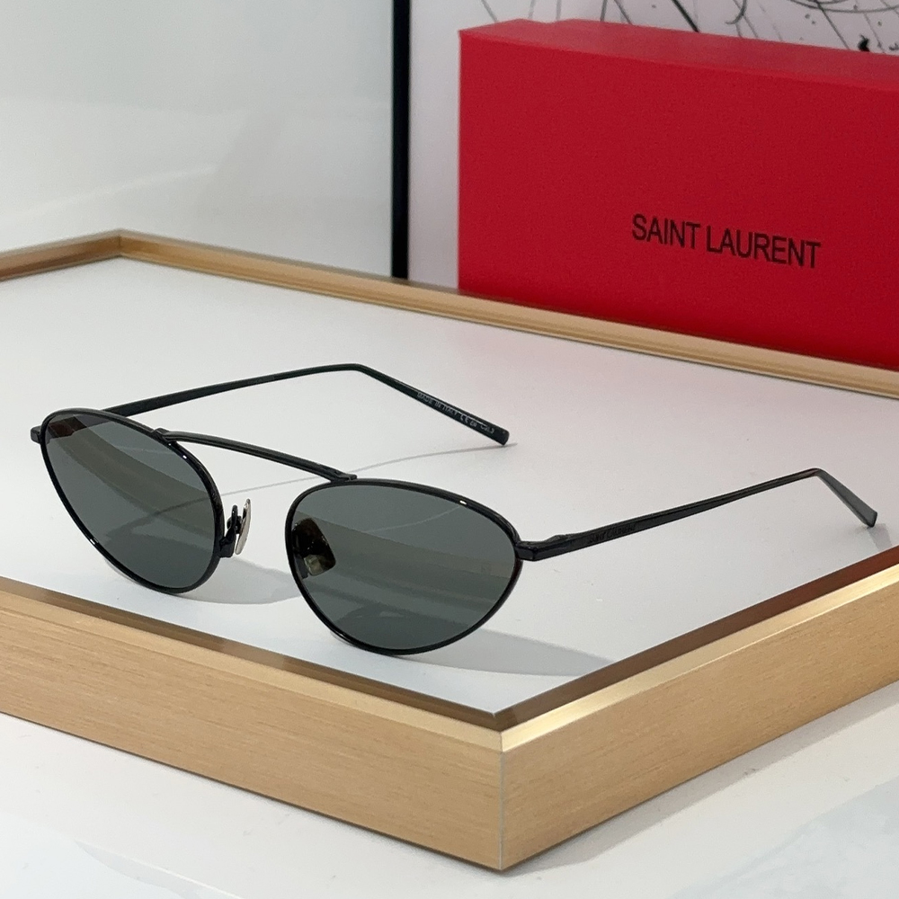 Saint Laurent YSL Metal Blackout anti-UV Sunglasses Top Quality