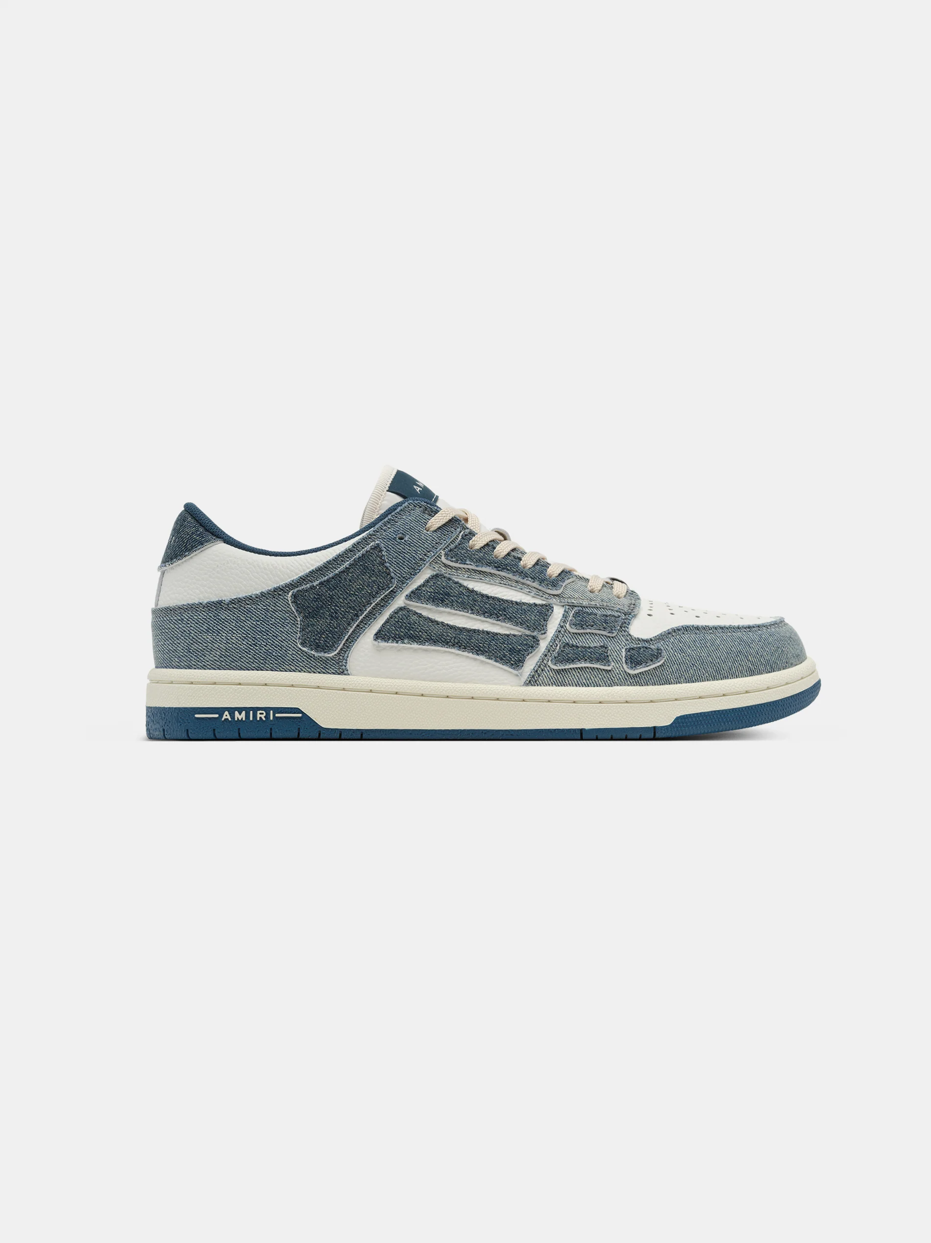 AMIRI VINTAGE DENIM SKEL-TOP LOW - Slate Blue