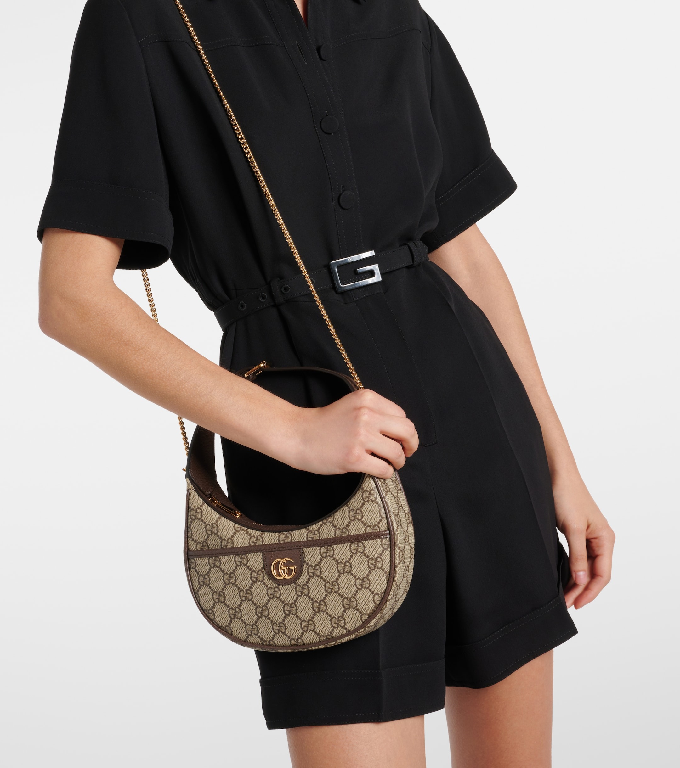 Gucci Canvas Super Mini shoulder bag