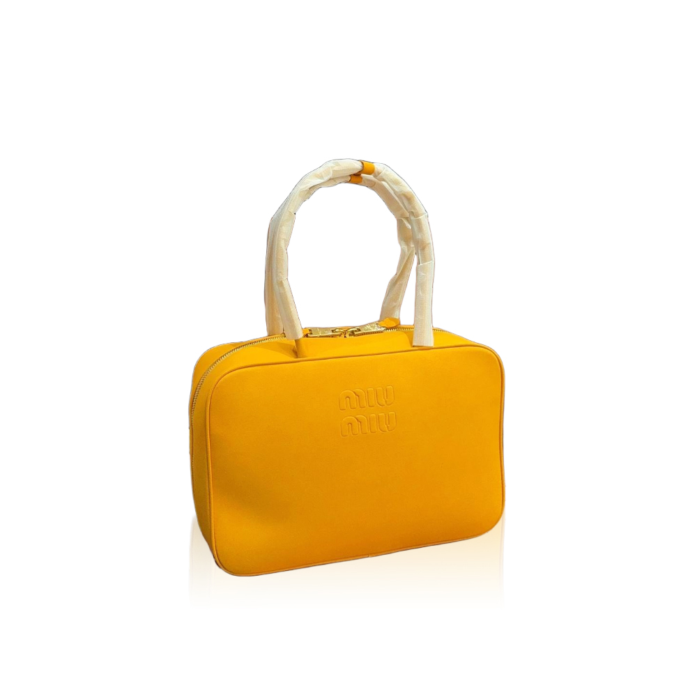 Miu Miu Arcadie Padded Suede Tote Bag Top-handle Bag