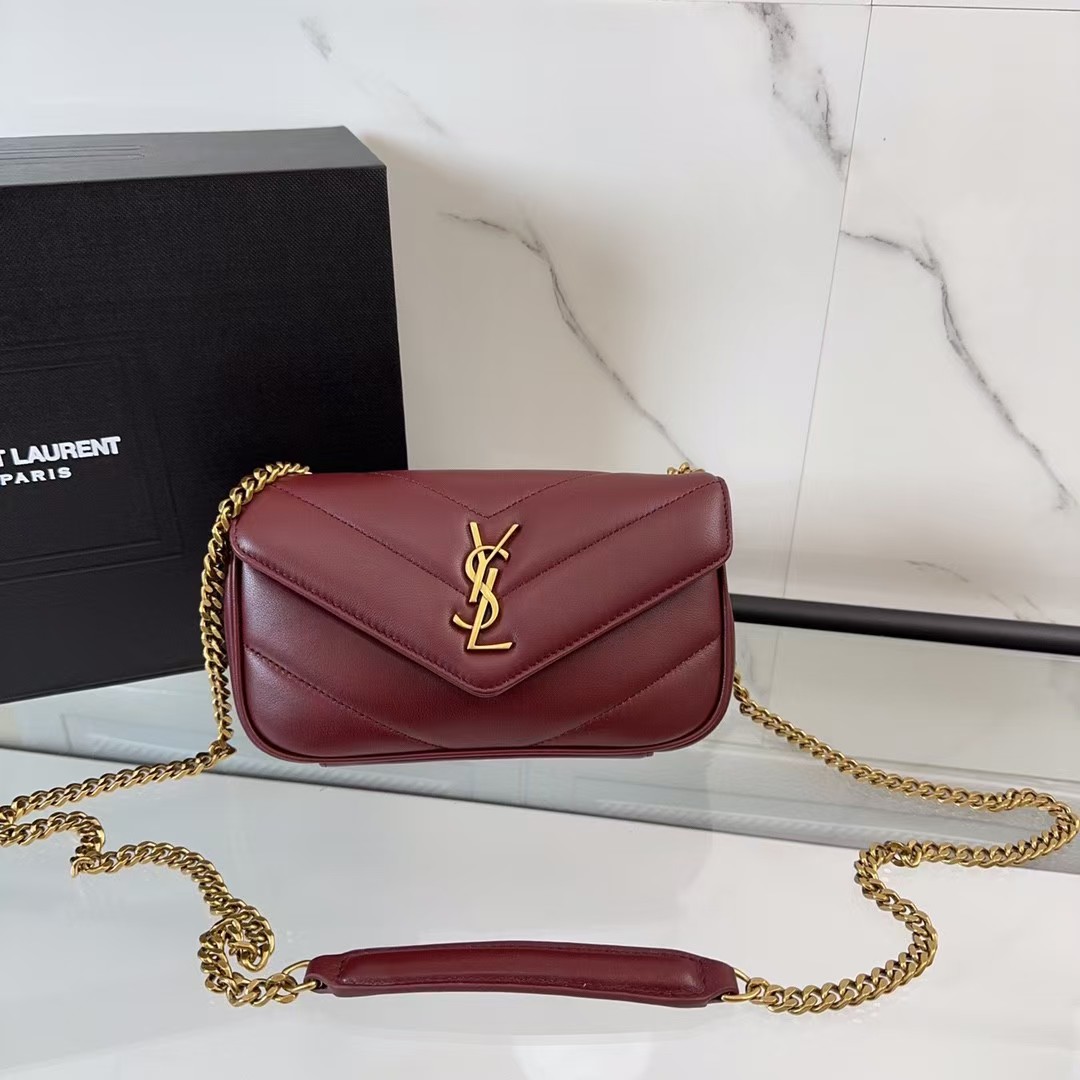 Saint Laurent YSL LOULOU lambskin MINI bag