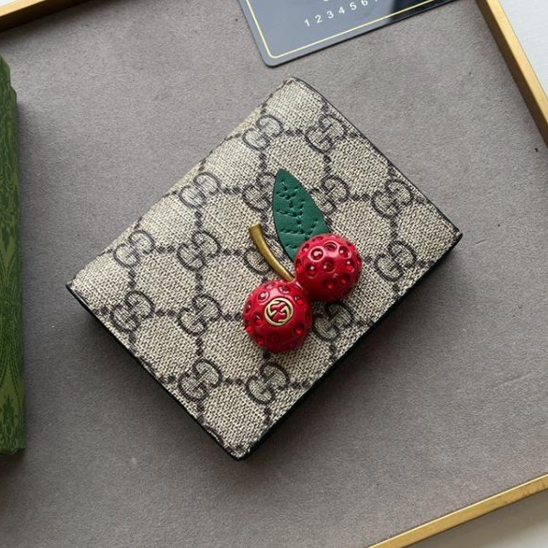 Gucci Cherry Chain Bag& Cherry Wallet