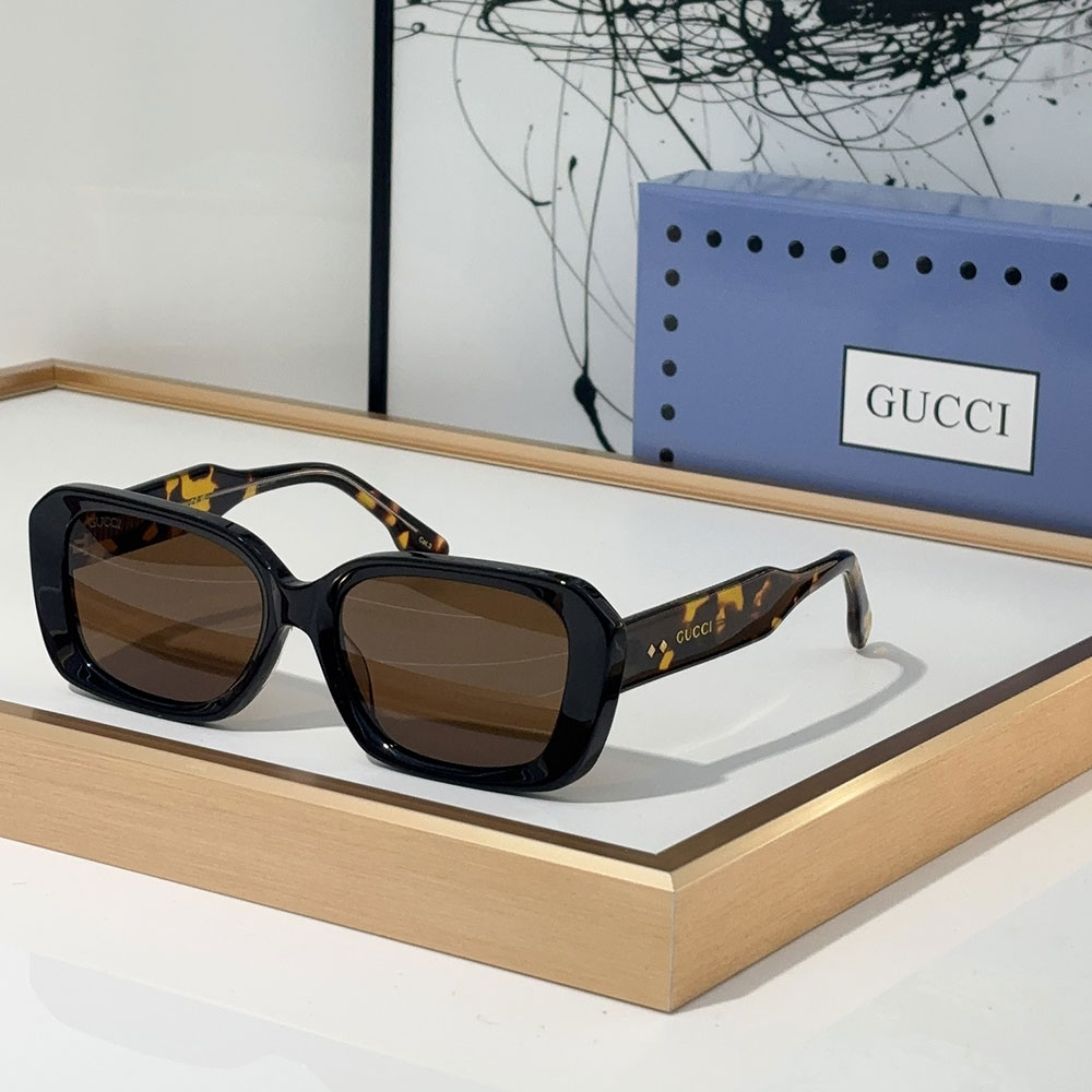 Gucci Fashion mirror leg Logo sunglasses Top quality