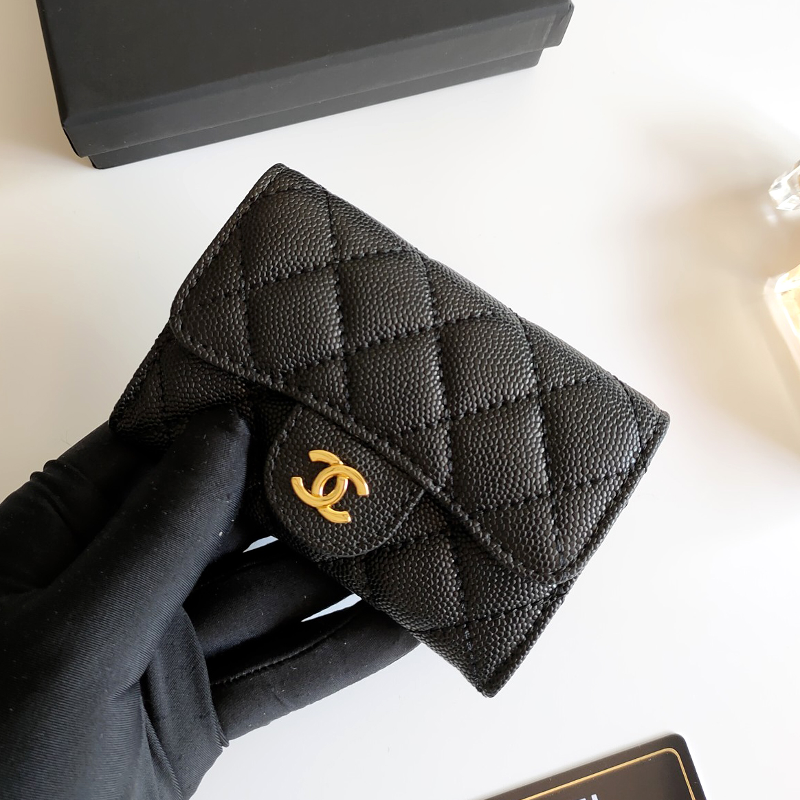 Chanel 23B Small Wallet-Red