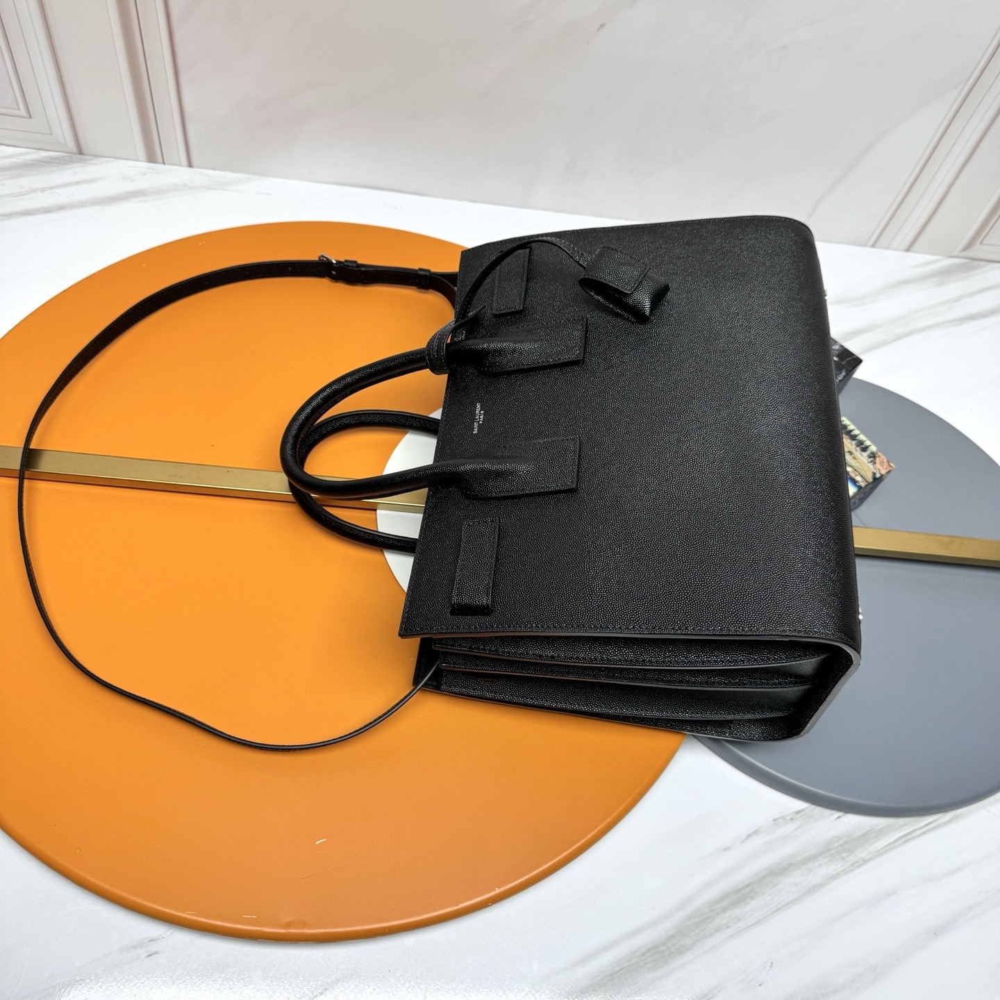 Saint Laurent YSL Grainy leather handbag