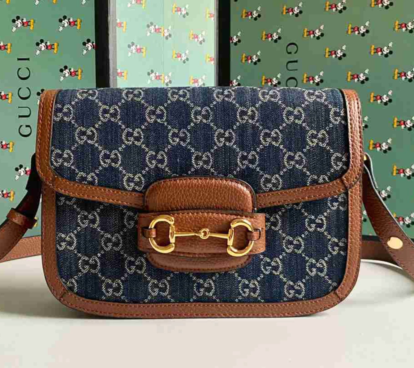 GUCCI 1955 Horsebit Shoulder Bag