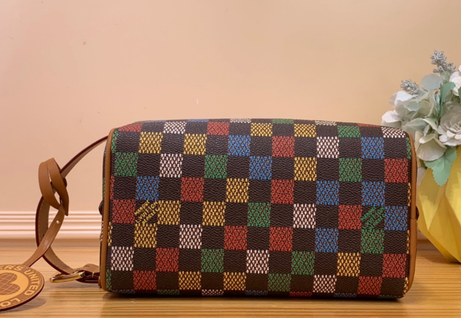 LV New Trendy Fashion Bag Colorful Toilet Bag