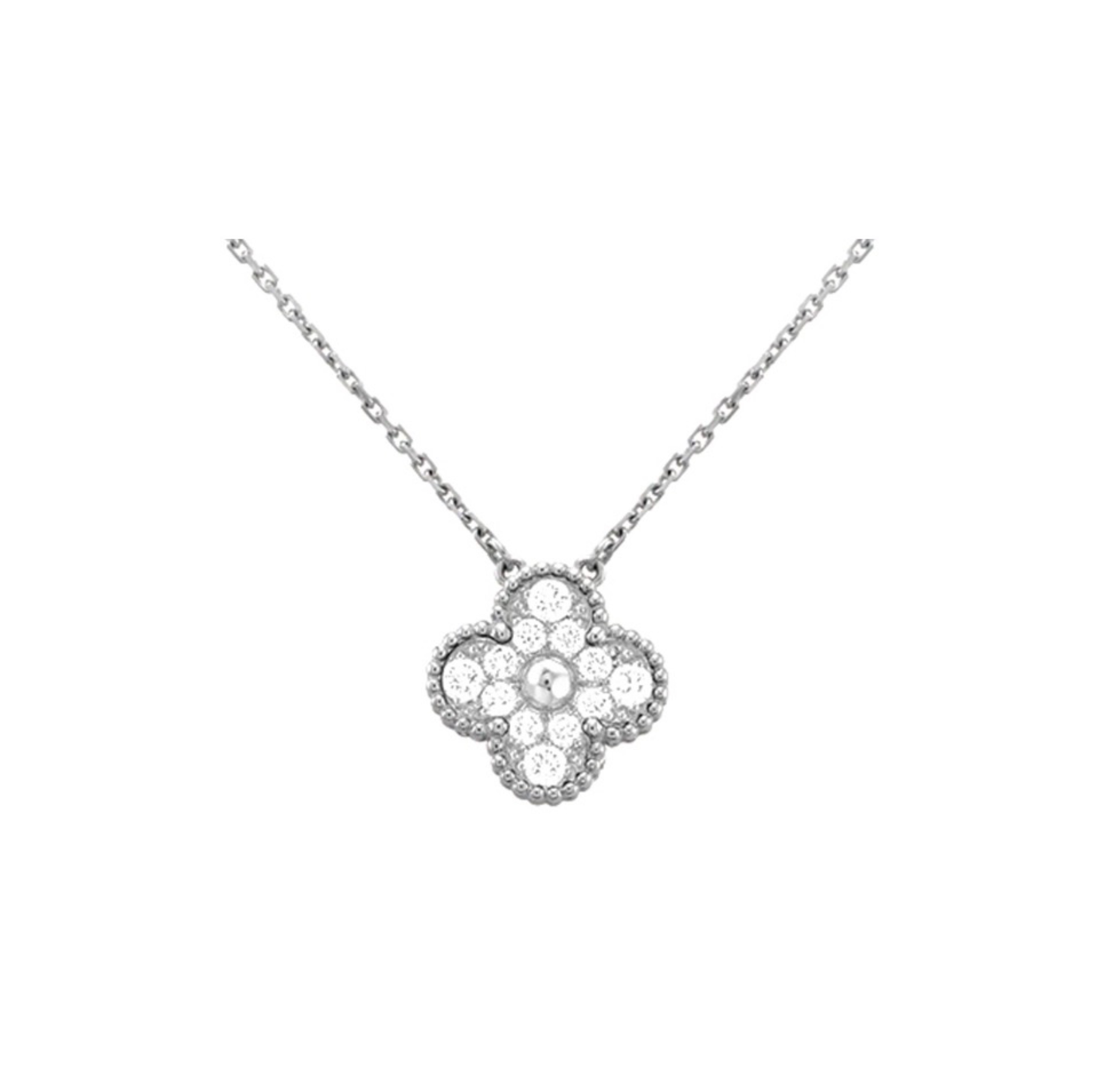 Van Cleef & Arpels Vca Four-Leaf Lucky Necklace Jewelry