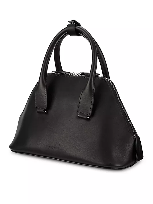 The Row  Mini Devon Leather Top Handle Bag