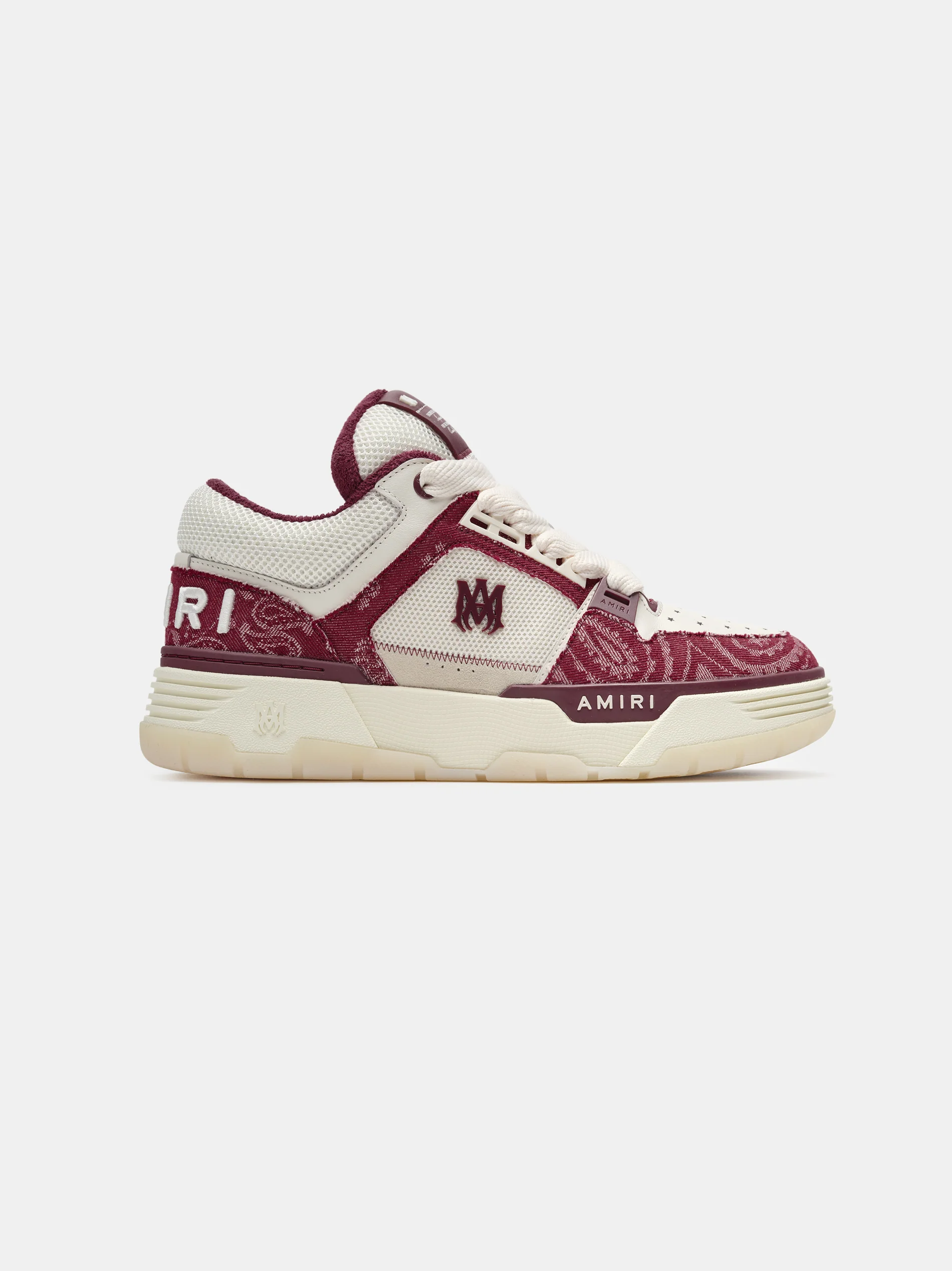 AMIRI BANDANA DENIM MA-1 - Burgundy