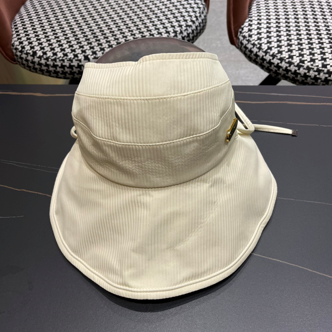 Miu Miu Japanese Casual UV Protection Empty Top Hat Sunhat