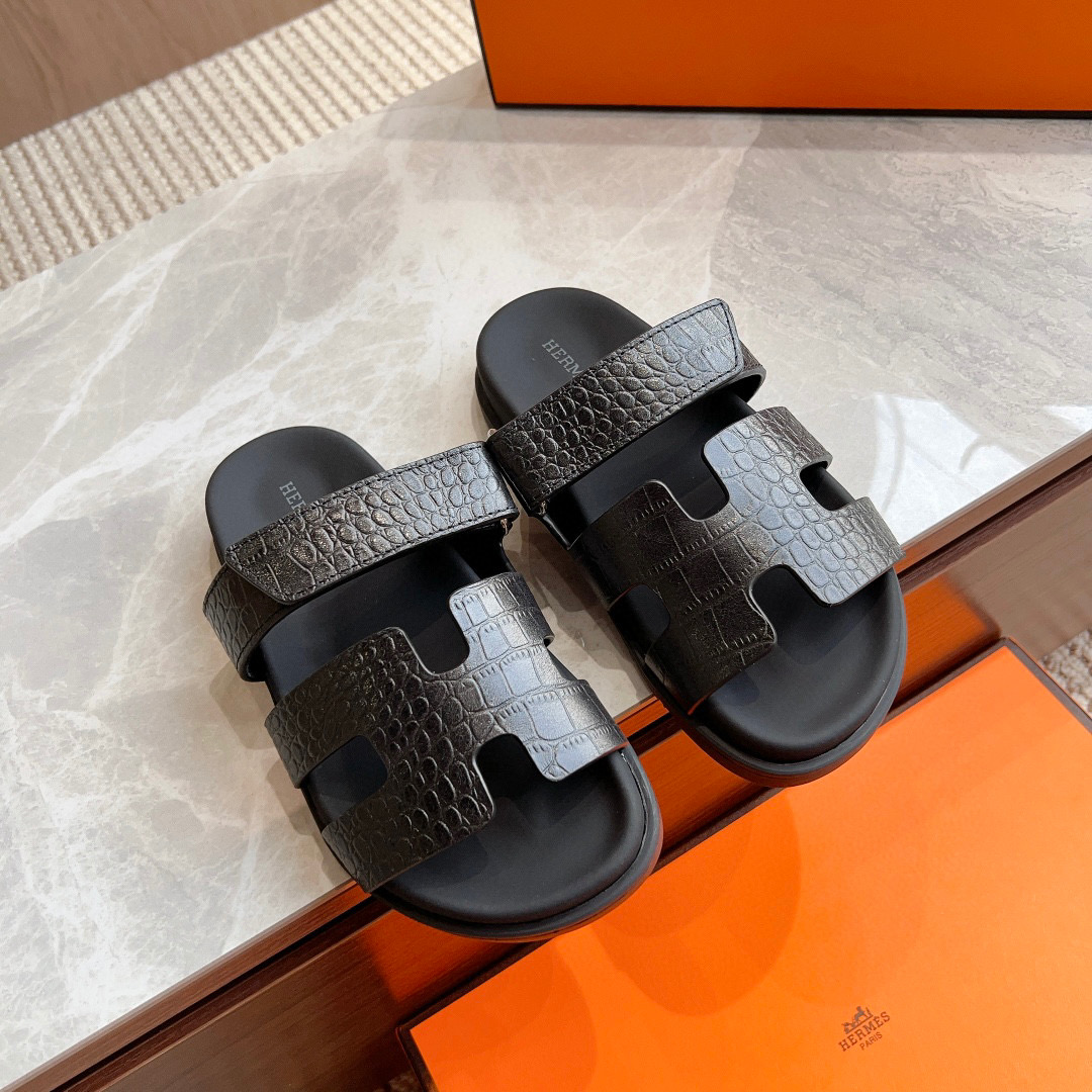 Hermes Chypre  Slide Sandals