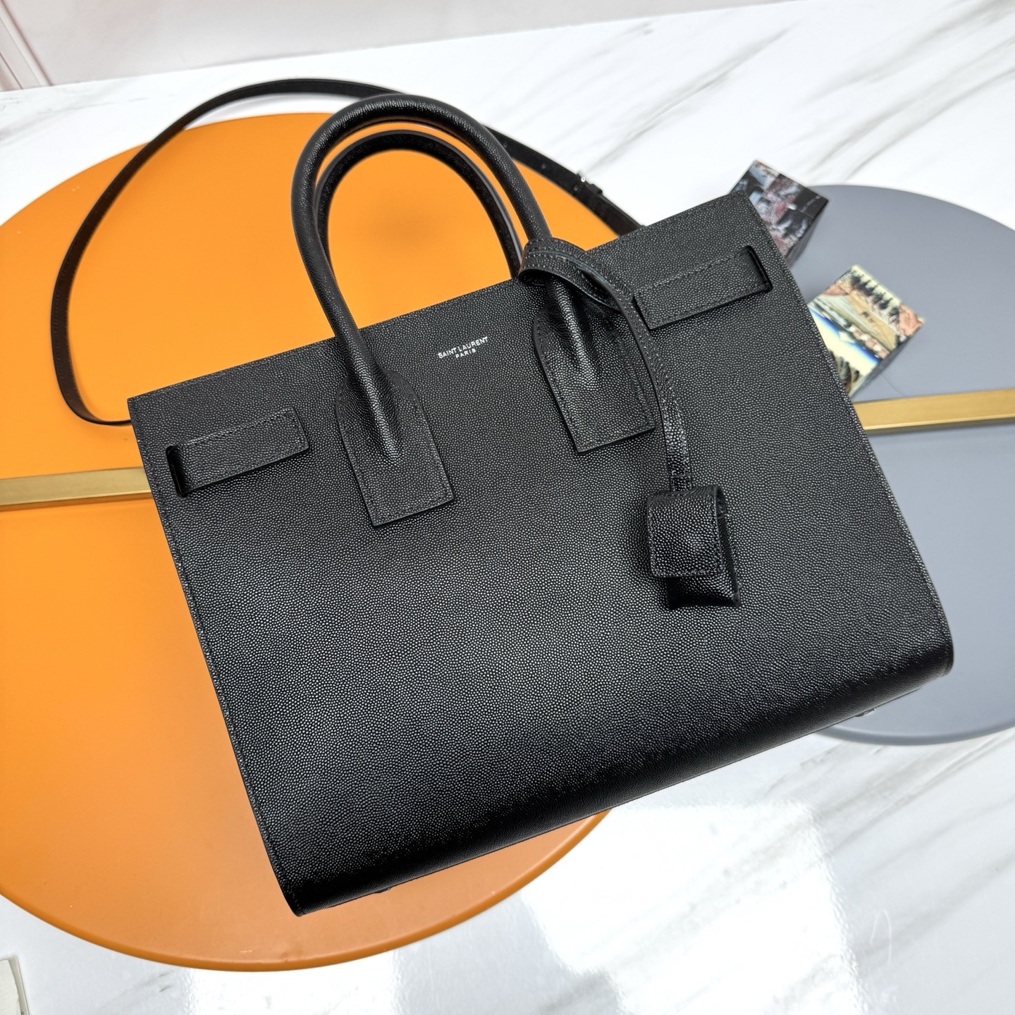 Saint Laurent YSL Grainy leather handbag