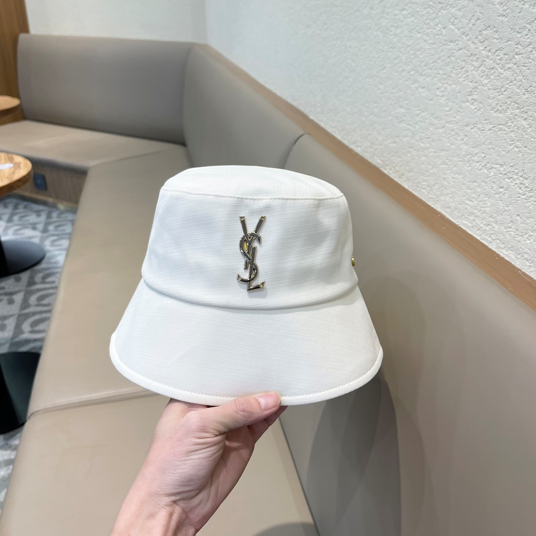 Saint Laurent YSL Collapsible Stylish Breathable Bucket Hat Sunhat