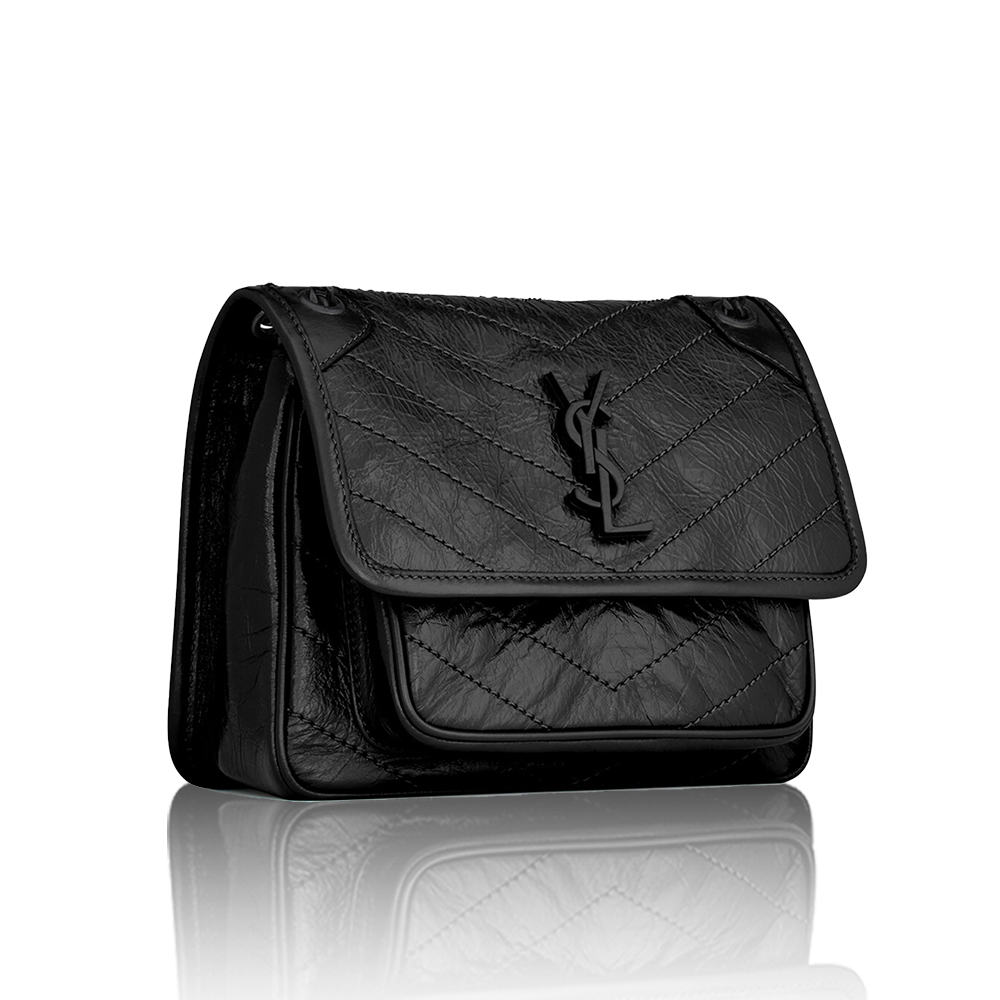 Saint Laurent Niki Baby In Vintage Leather