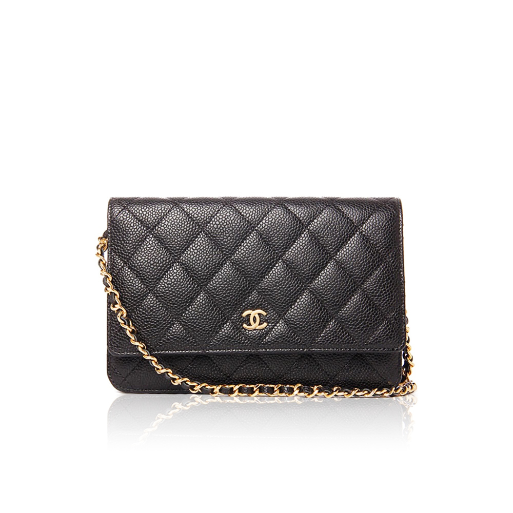 Chanel WOC Quilted Caviar