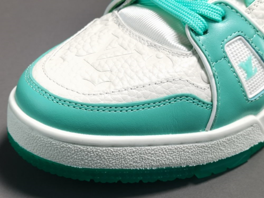 Louis Vuitton Trainer  White Green