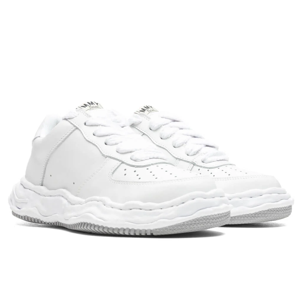MIHARA YASUHIRO Wayne Low OG Sole Leather Sneaker - White