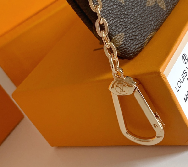 Louis Vuitton Canvas Textured Leather Bag