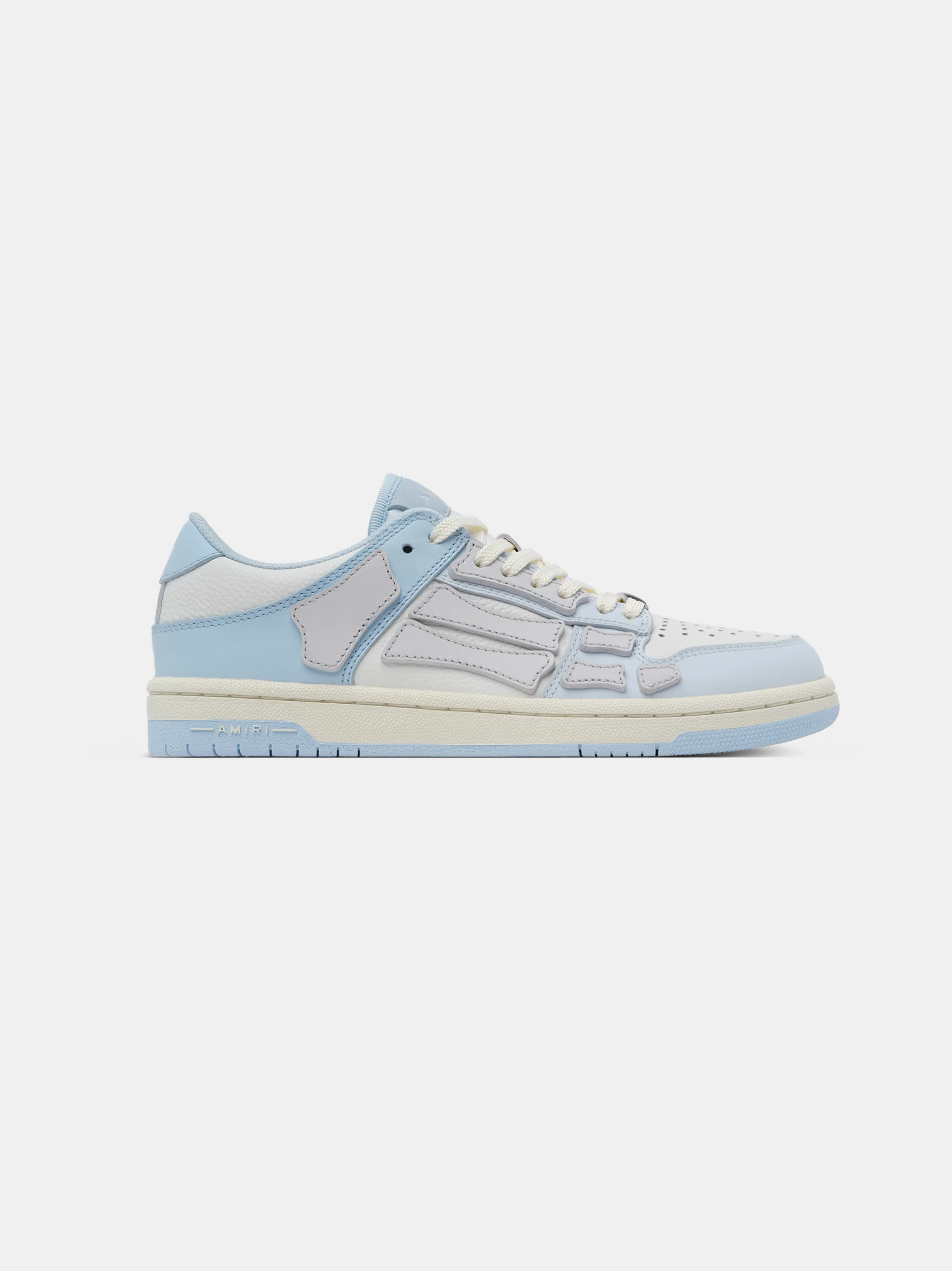 AMIRI WOMEN - WOMEN'S TWO-TONE SKEL TOP LOW - Blue White Grey