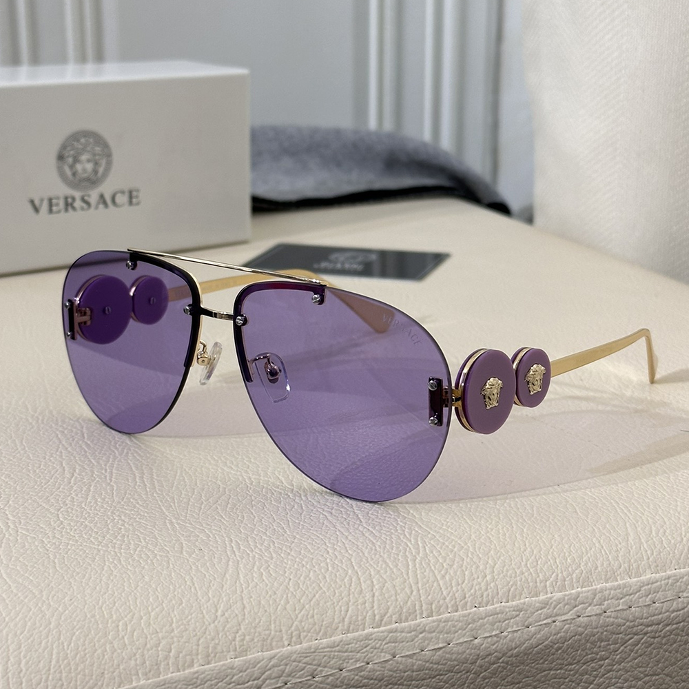 Versace  Rimless Sunglasses Top Quality