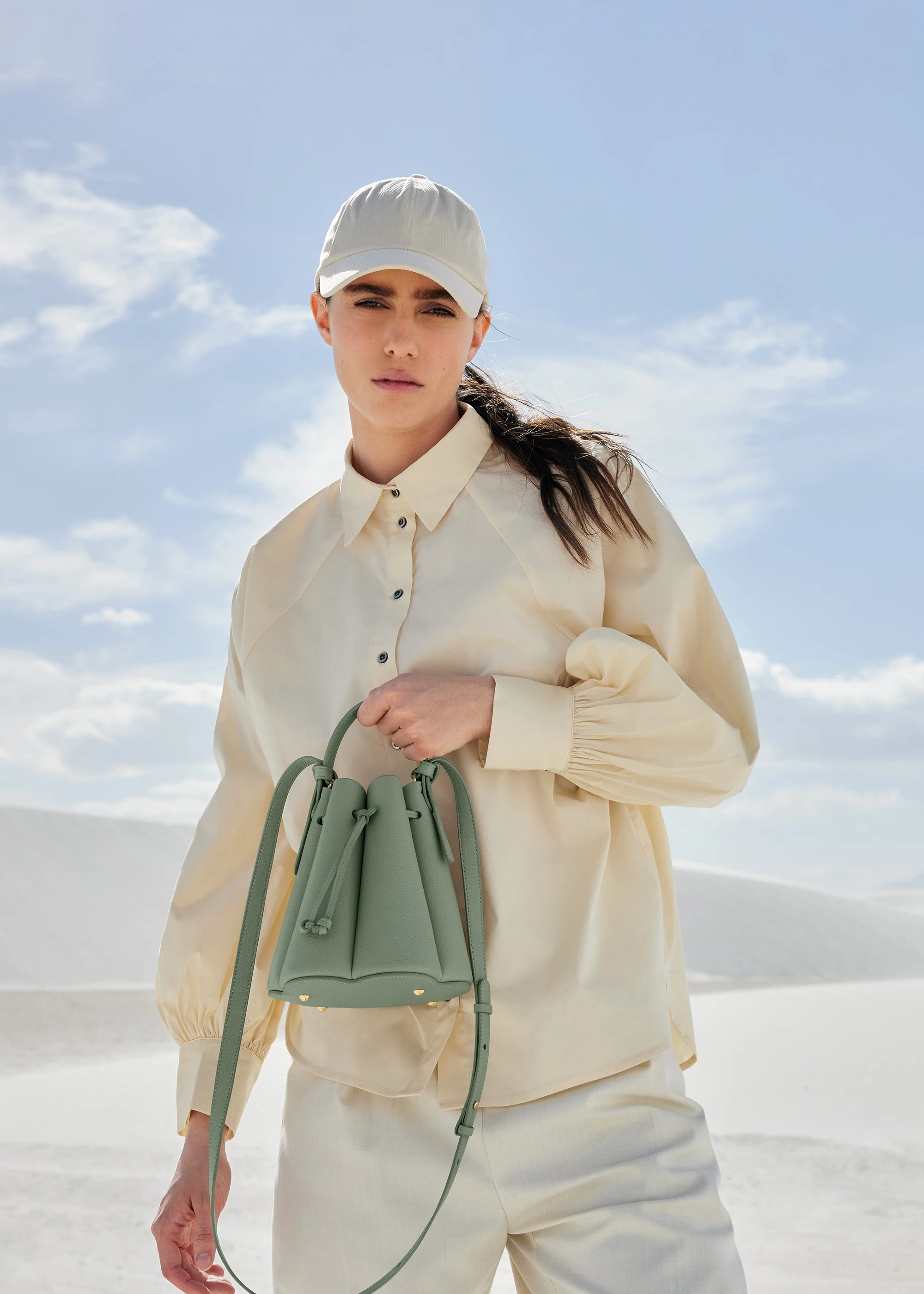 Polène Numéro Huit Mini - Textured Sage