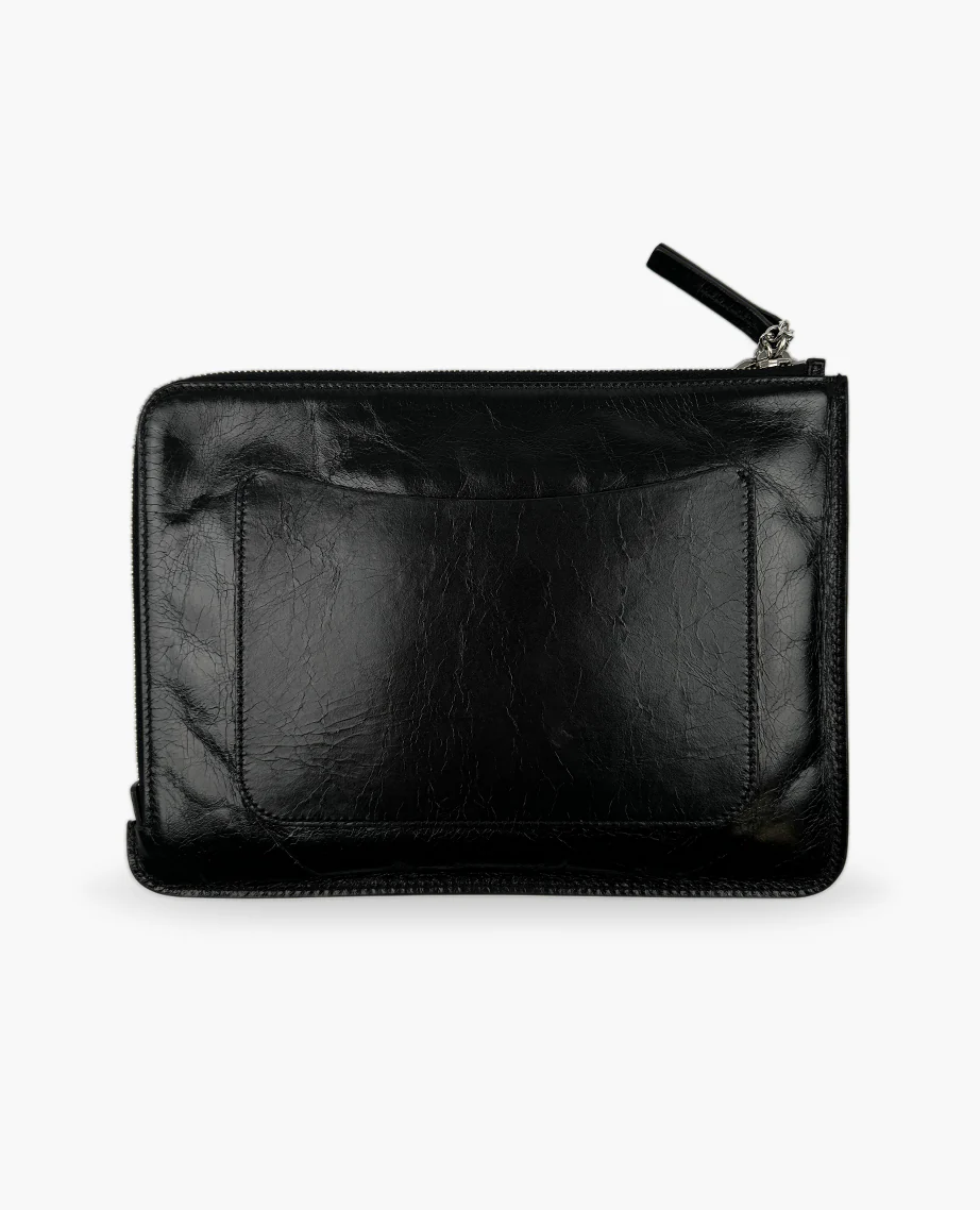 Chanel Je Ne Suis Pas En Solde Black Clutch