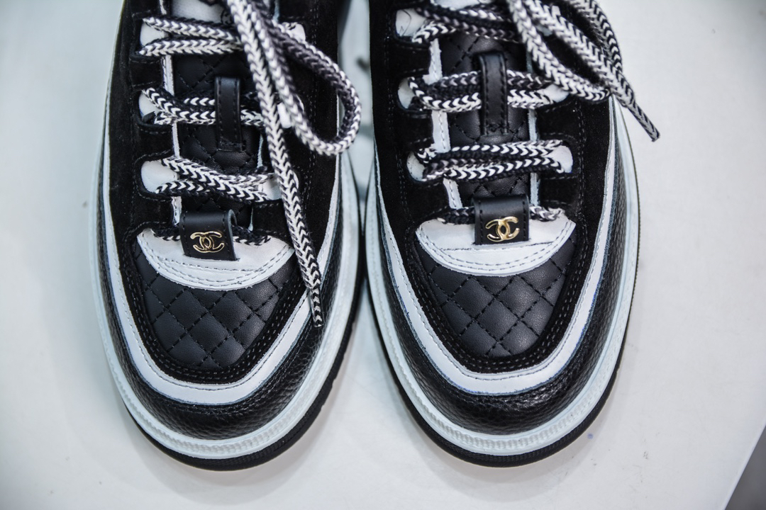 Chanel Milan catwalk platform shoes