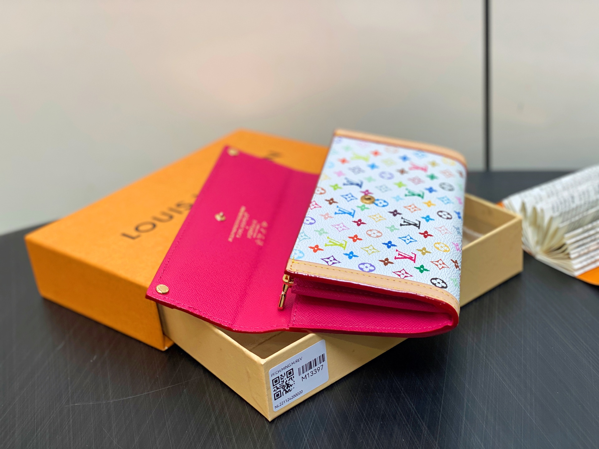 Louis Vuitton x Takashi Murakami Series Flip Wallet