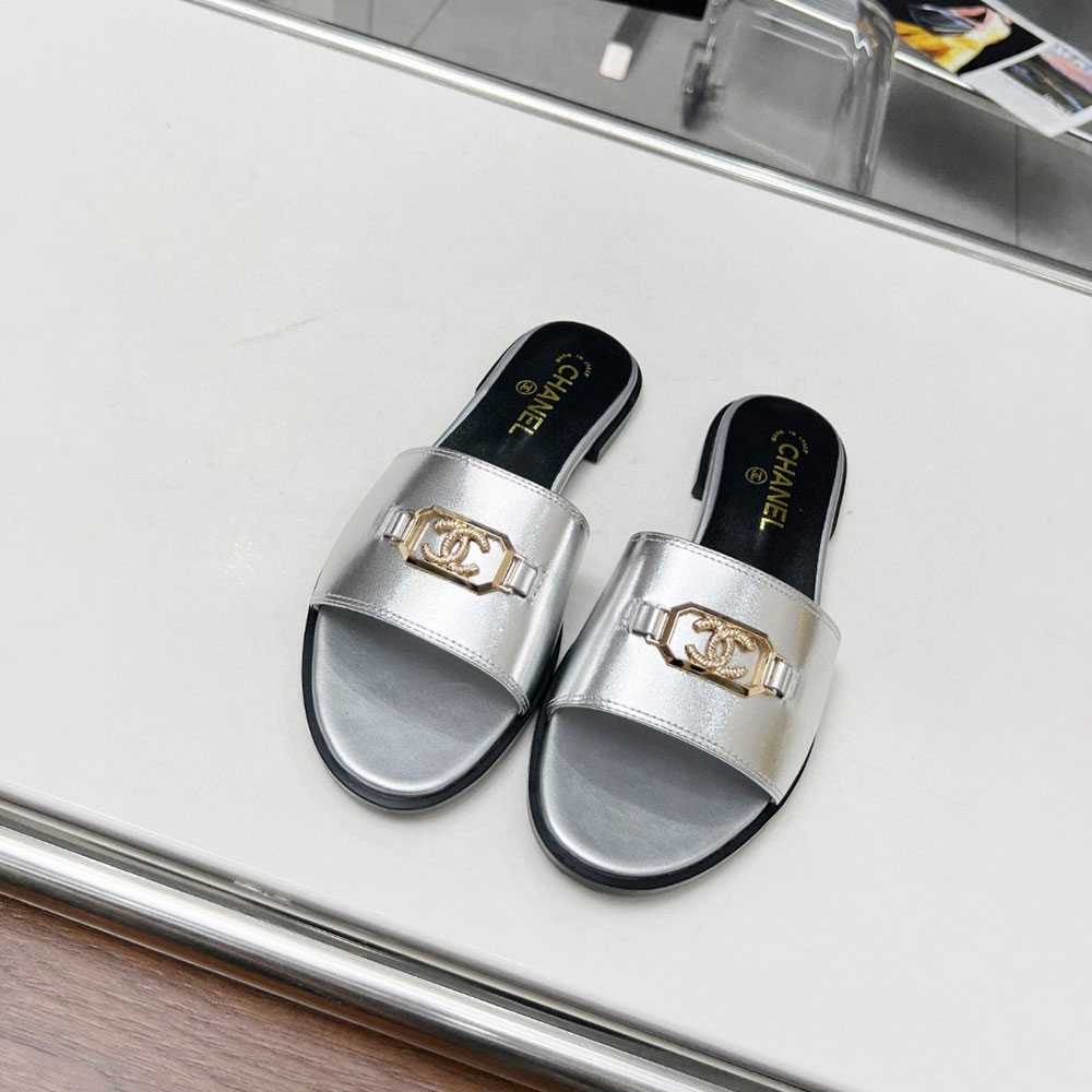 Chanel Flat Opflopsen-toed Flip-flops Slide Sandal