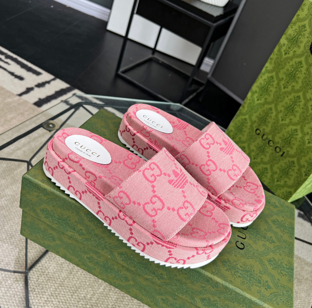 Adidas collaboration classic retro canvas slippers