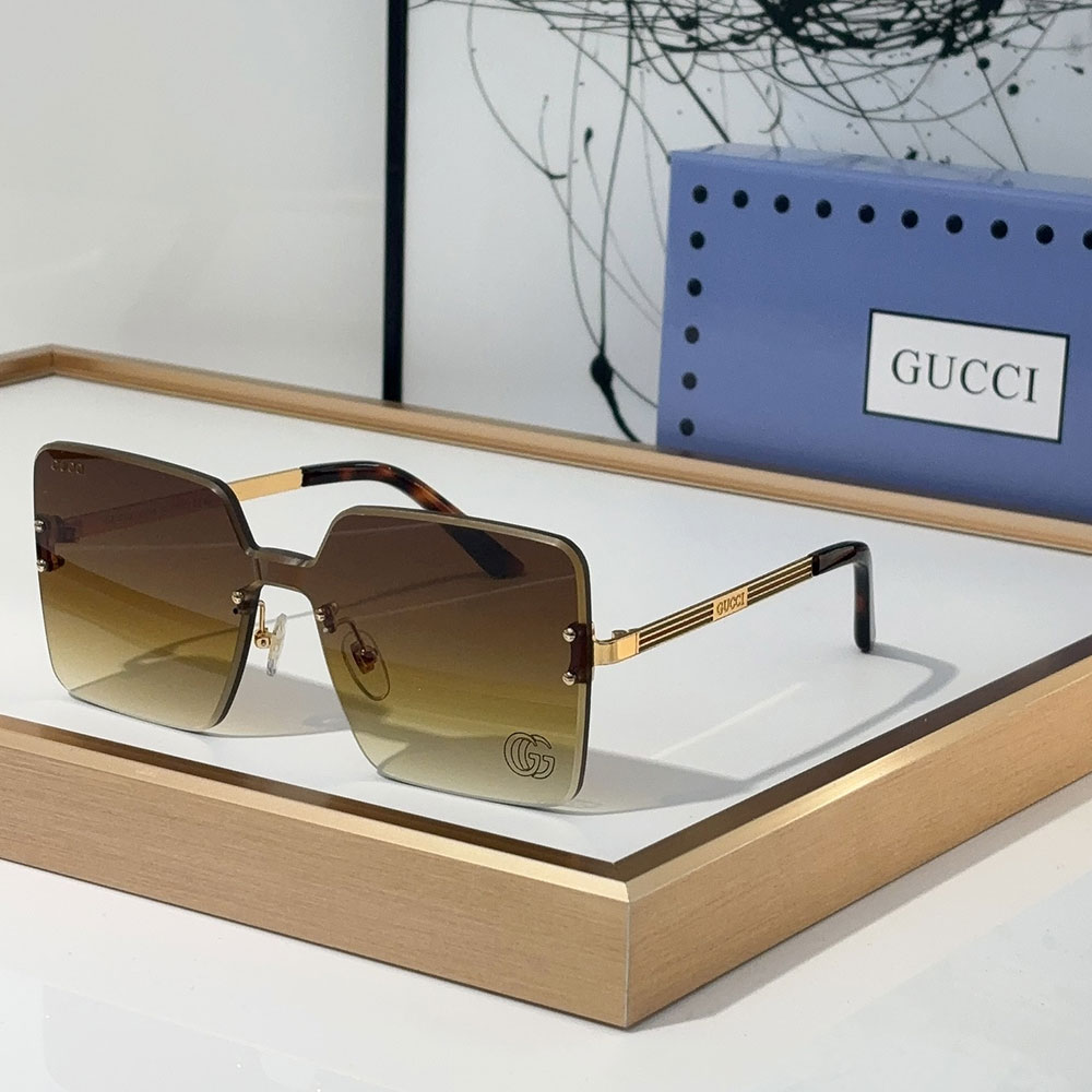 Gucci Stylish Frameless Design  sunglasses Top quality