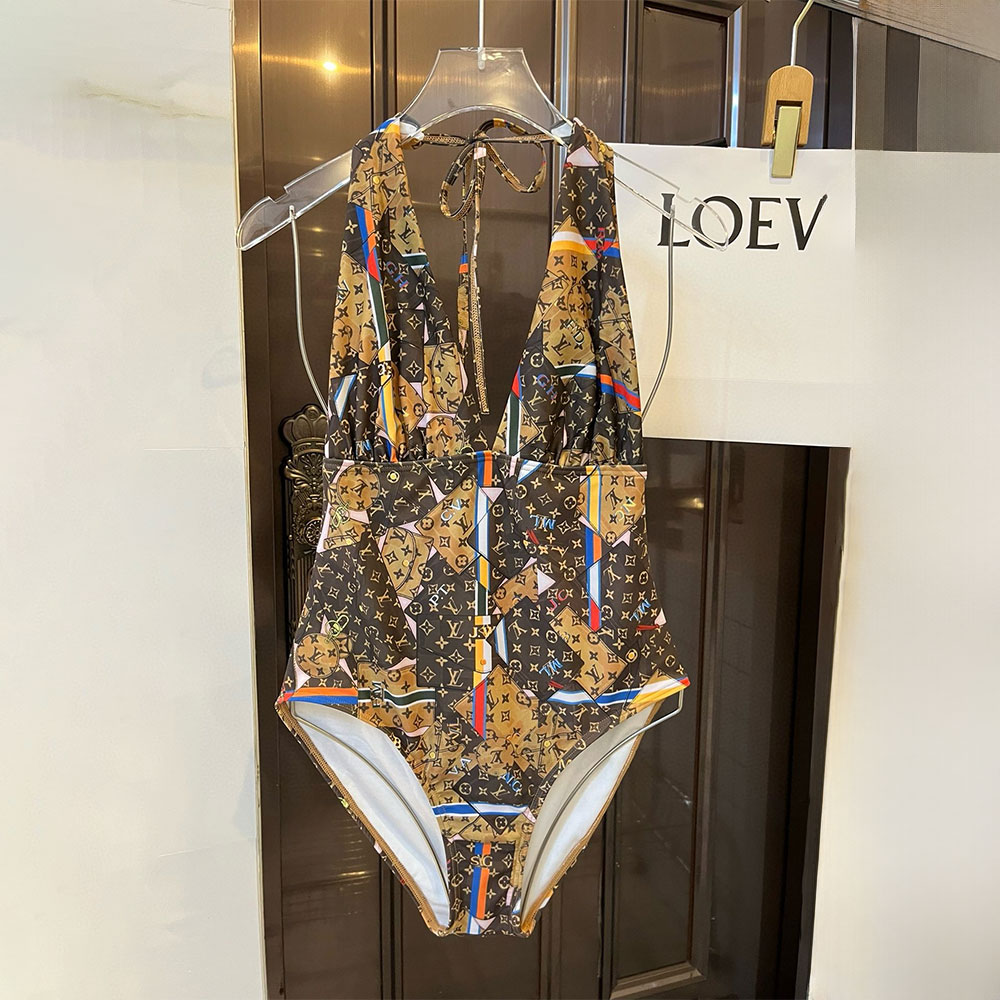 Louis Vuitton LV One-piece Swimsuit With Fasteners Swimwear