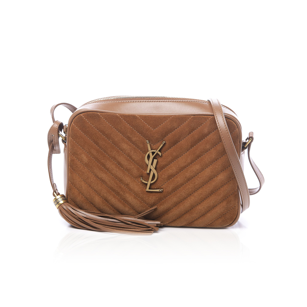 Sait Laurent YSL Suede Camera Bag