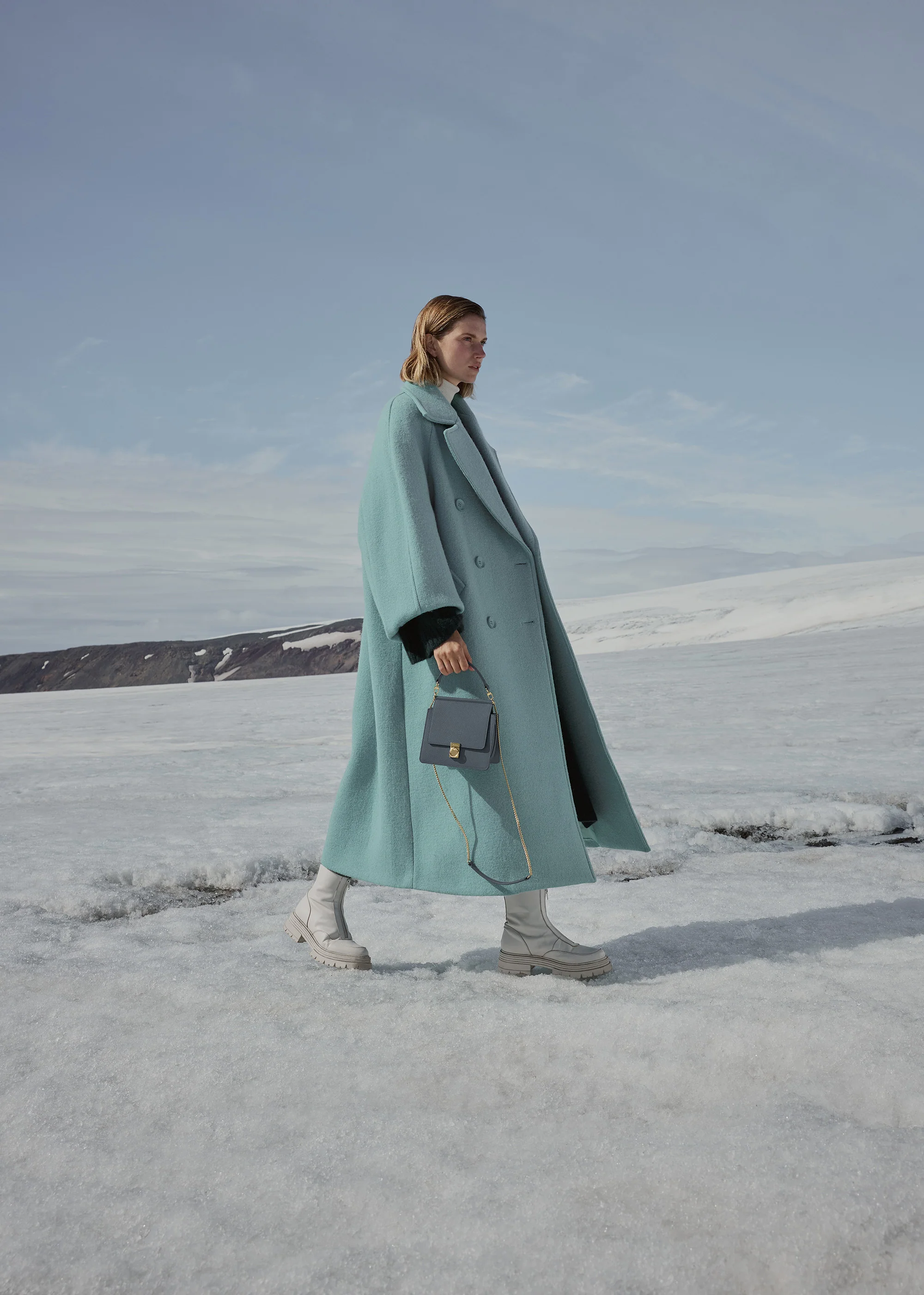 Polène Numéro Sept Mini - Textured Midnight Blue