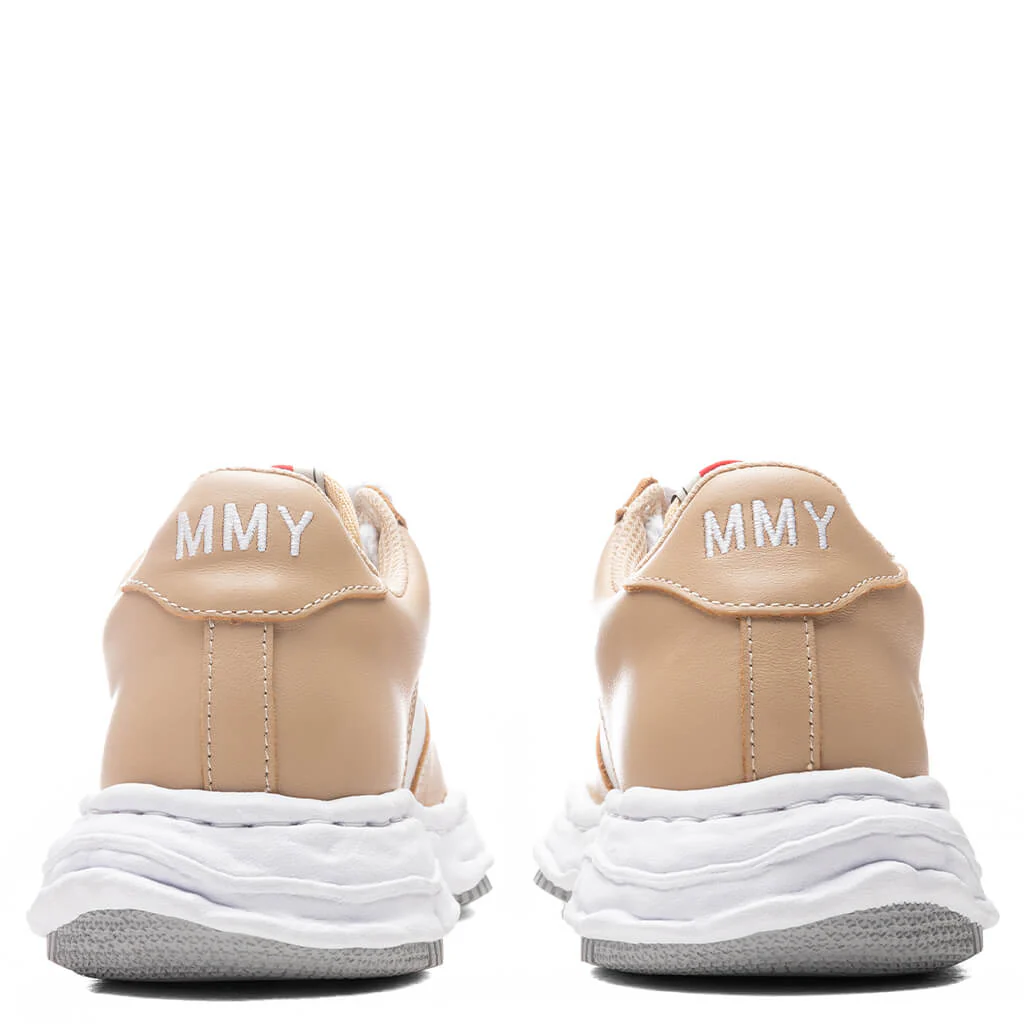 MIHARA YASUHIRO Wayne Low OG Sole Leather Sneaker - Beige/White