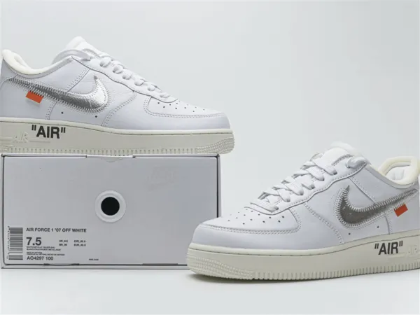 AO4297-100 OFF White X Air Force 1 ’07 Low Conplex Con