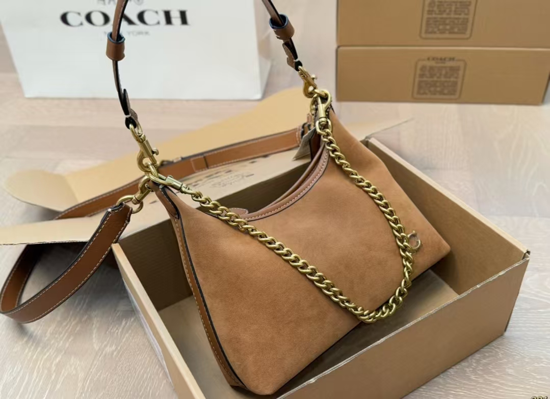 Coach Brown Underarm Bag