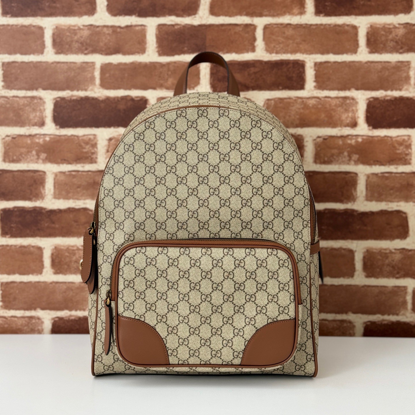 GUCCI Emblem GG medium backpack