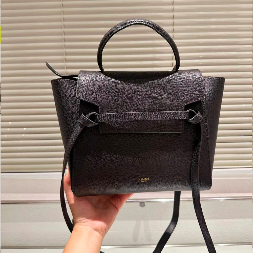 CELINE Grained Calfskin Micro Belt Bag