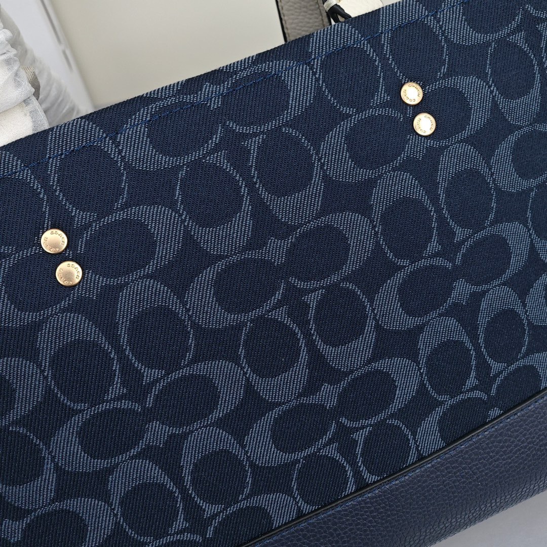 Coach canvas tote bag