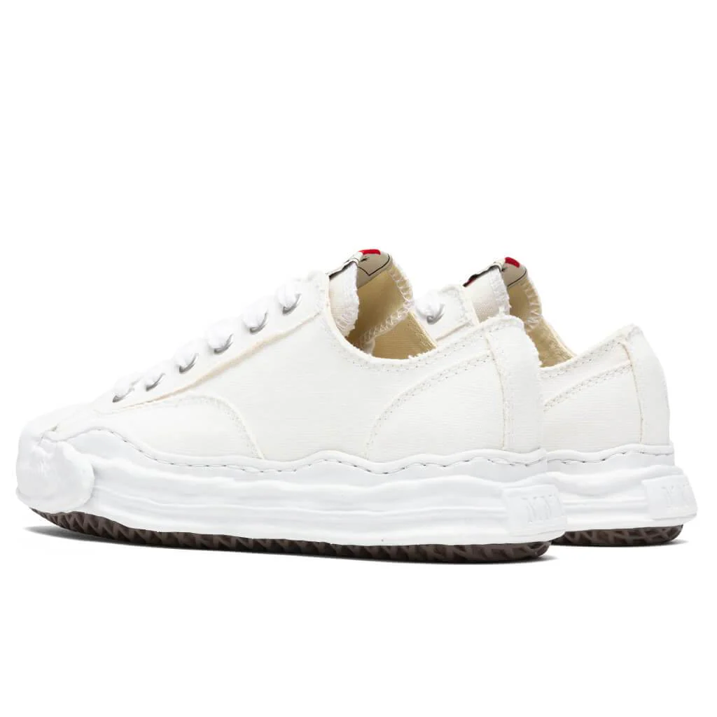 MIHARA YASUHIRO Hank Low OG Sole Toe Cap Canvas Sneaker - White