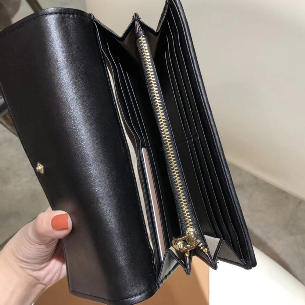MIU MIU Matelassé Leather Long Wallet
